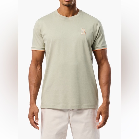 🔥🔥PSYCHO BUNNY Kayden Pima Cotton T-Shirt